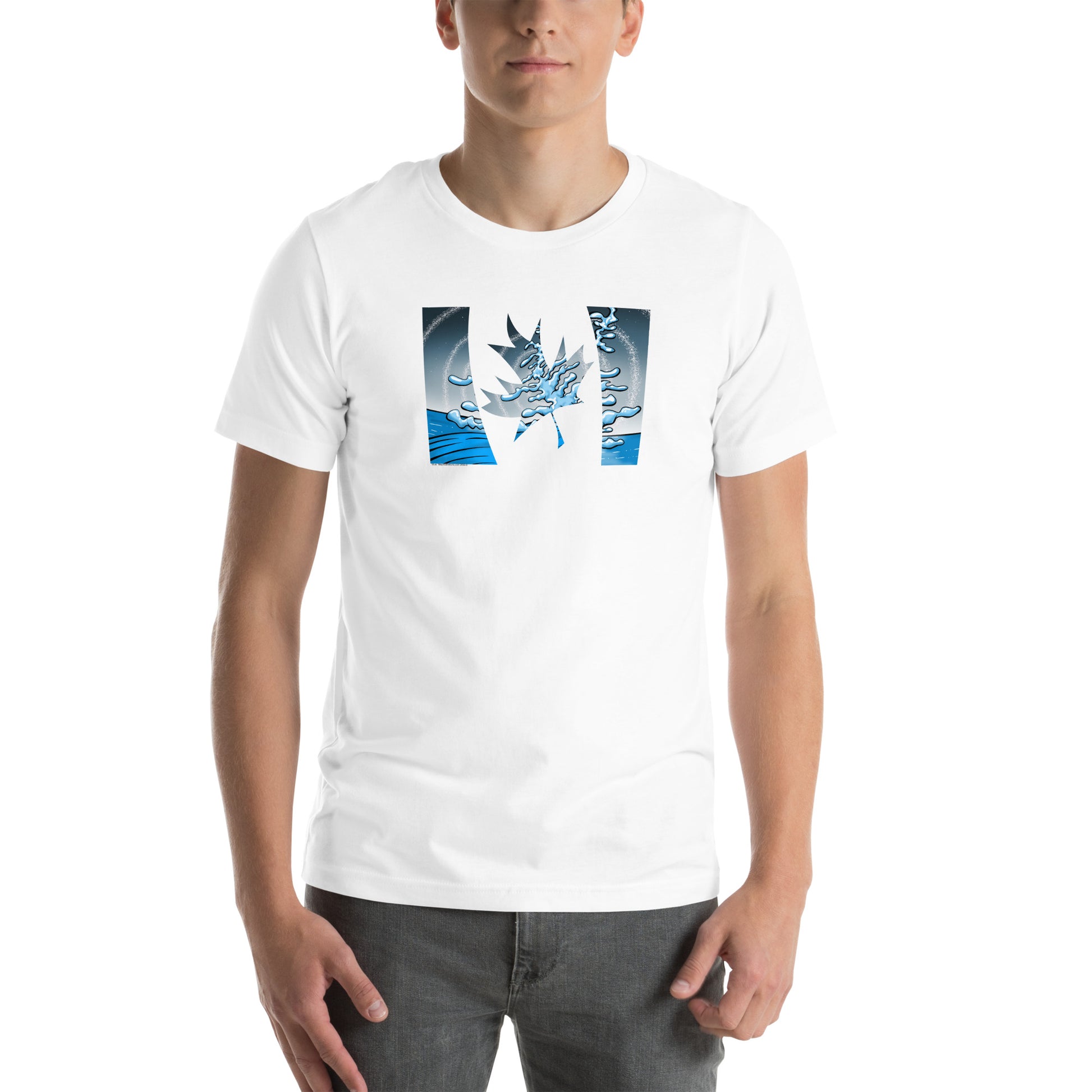 Trippy Nature-Inspired T-Shirt Psychedelic Streetwear