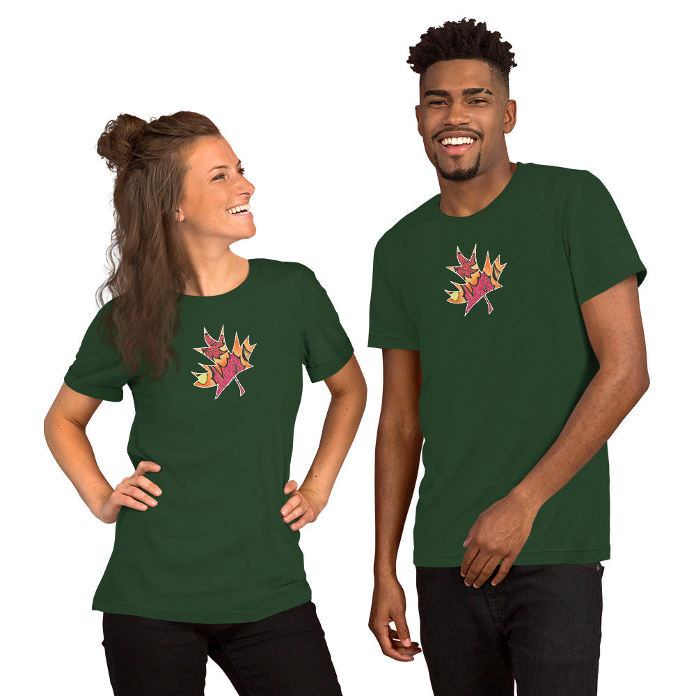 Haliburton maple leaf unisex t-shirt