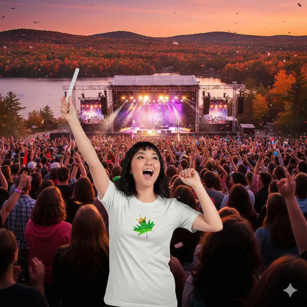 Whiskey Bay Maple Leaf - Unisex T-Shirt Streetwear