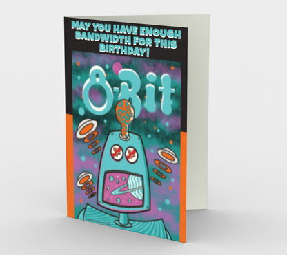 Groov 8-Bit - Greeting Card
