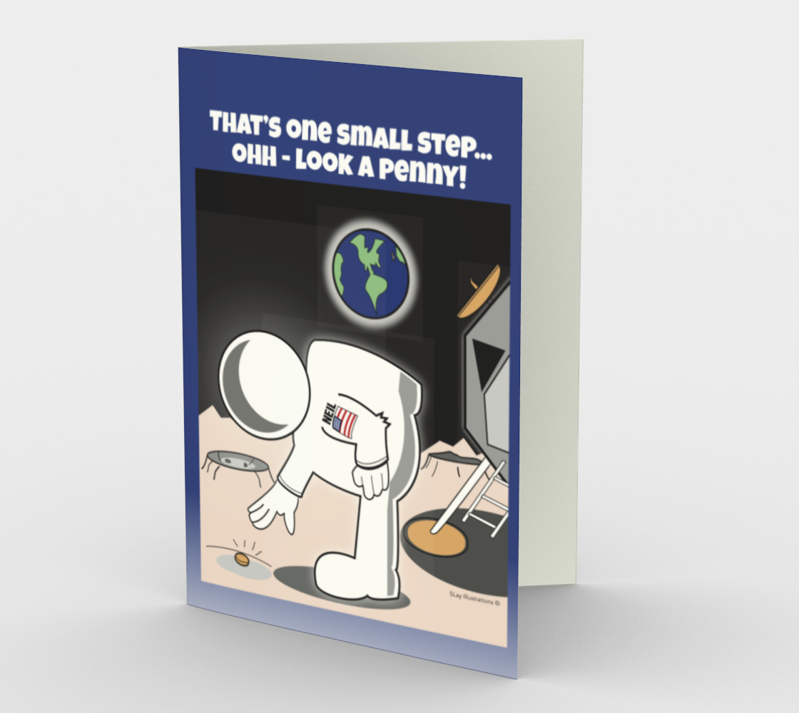 Oh Look a Penny! - Greeting Card