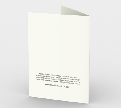 The Large Hadrian Collider - Greeting Card