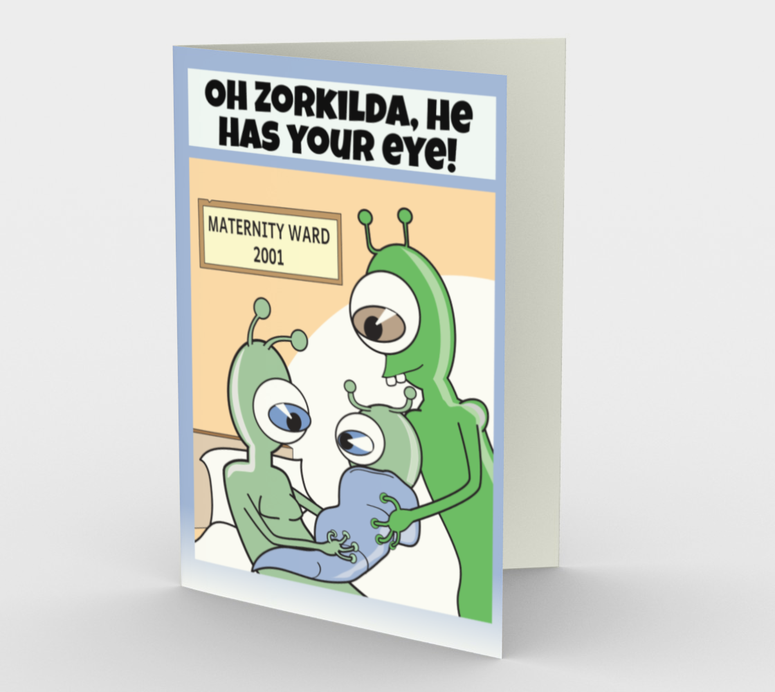 He's has your eye - Greeting Card