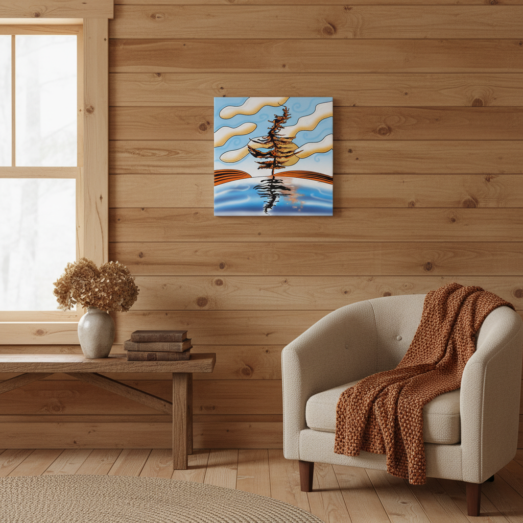 Shimmering Sunset - Canvas Print  | Canadian Landscape Wall Art Decor