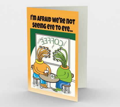 Eye to Eye - greeting card