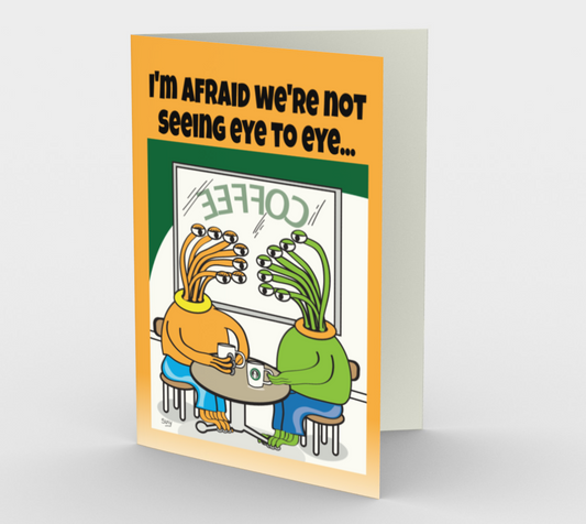 Eye to Eye - greeting card