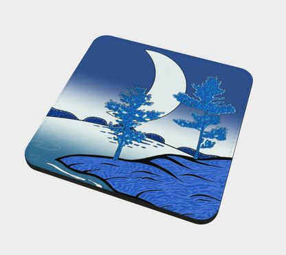 Moon Night  - Drink Coaster