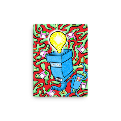 8-Bit Trippin Canvas Print