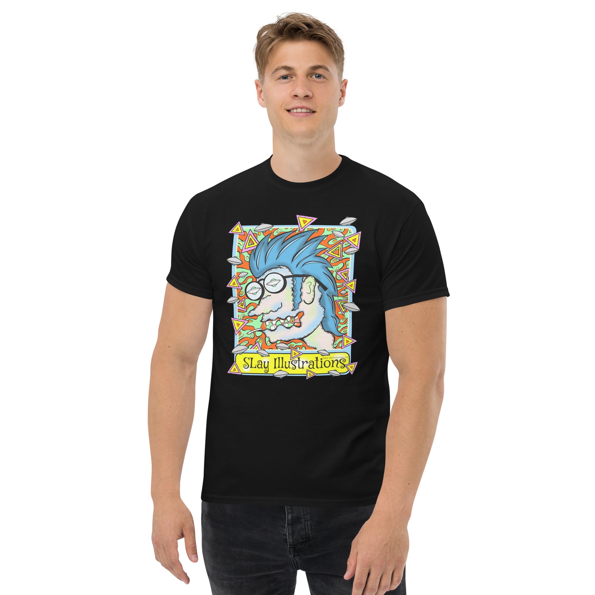 Flying Saucer Johnny - Groovy T-Shirt Unisex classic tee | 60s Psychedelic Streetwear | Canadian Made