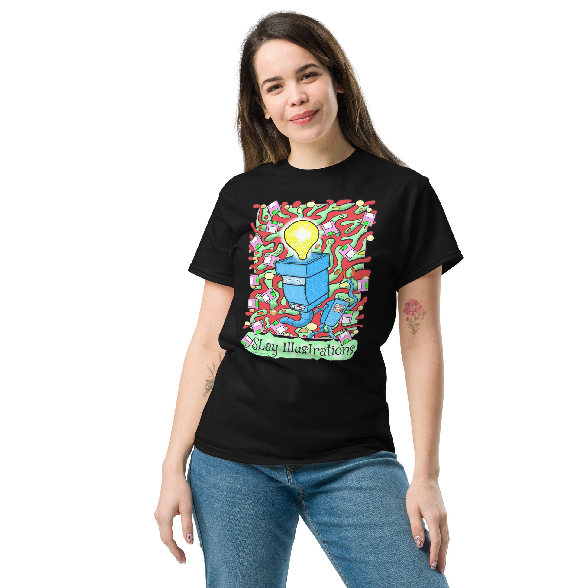 8-Bit - Trippin - Unisex classic tee | 60s Psychedelic Streetwear | Canadian Made