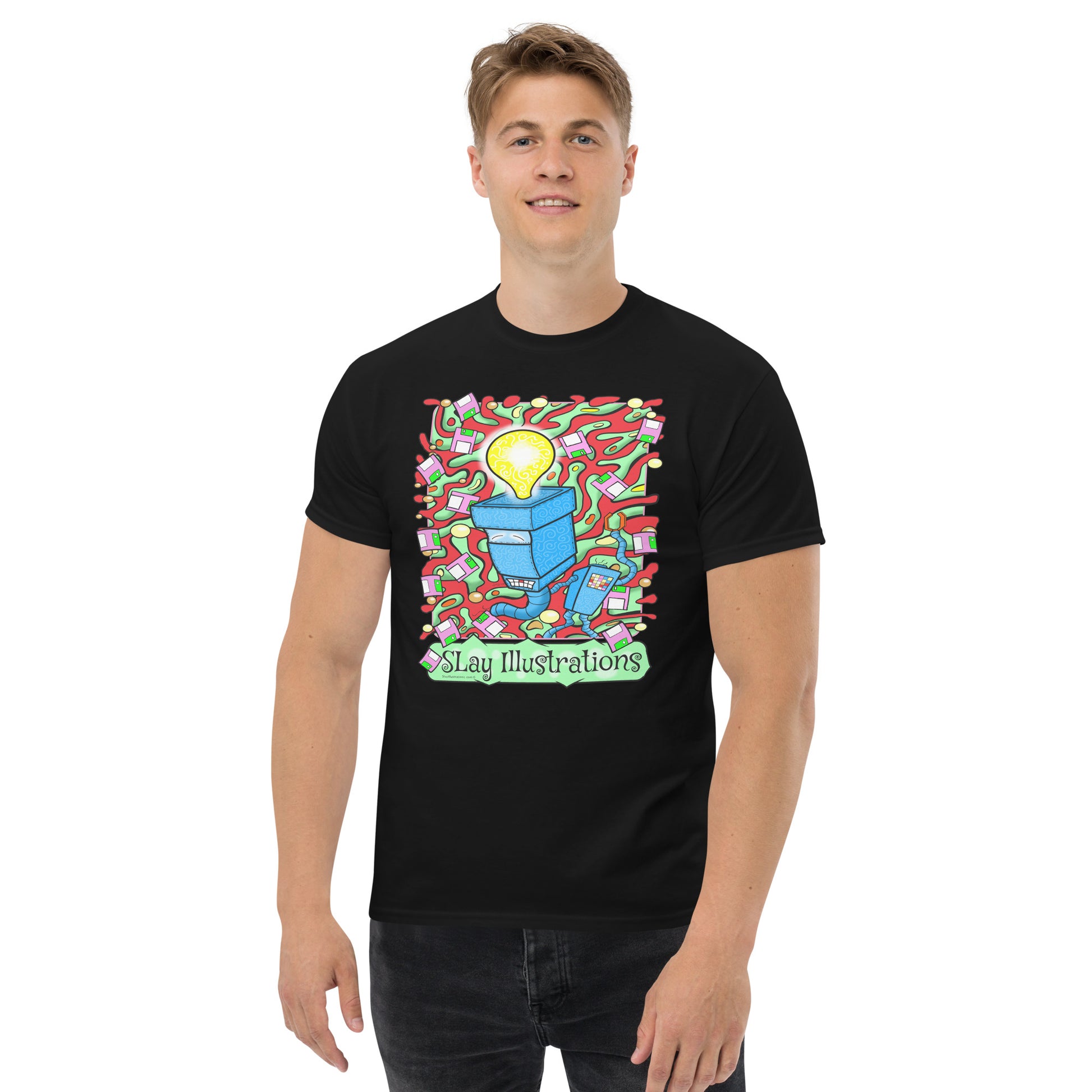 8-Bit - Trippin - Unisex classic tee | 60s Psychedelic Streetwear | Canadian Made