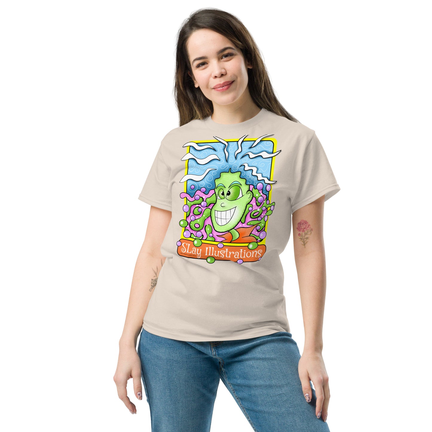 Green Gabriela - Groovy T-Shirt - Unisex classic tee | 60s Psychedelic Streetwear | Canadian Made