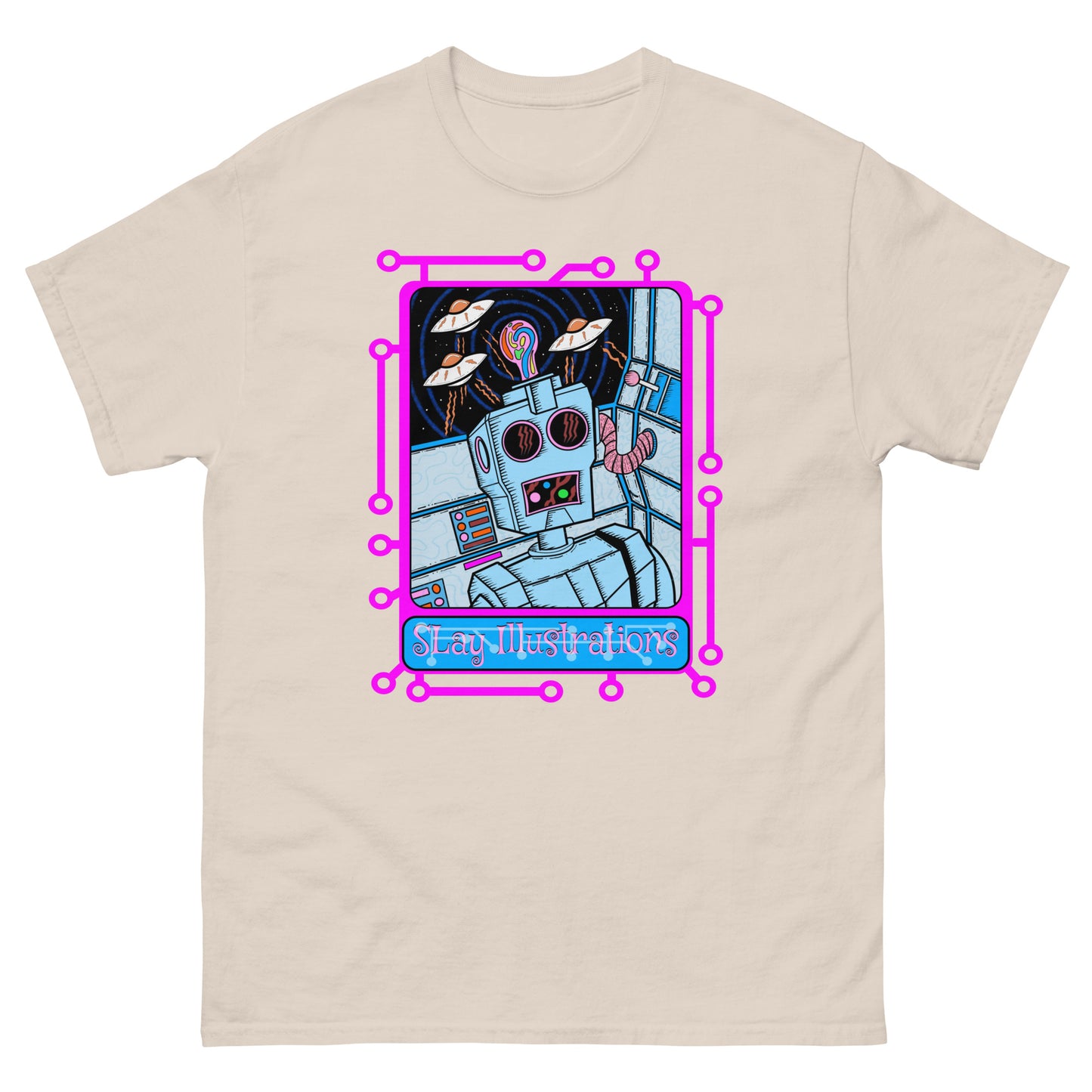 8-Bit Recharge - Unisex classic tee | 60s Psychedelic Streetwear | Canadian Made