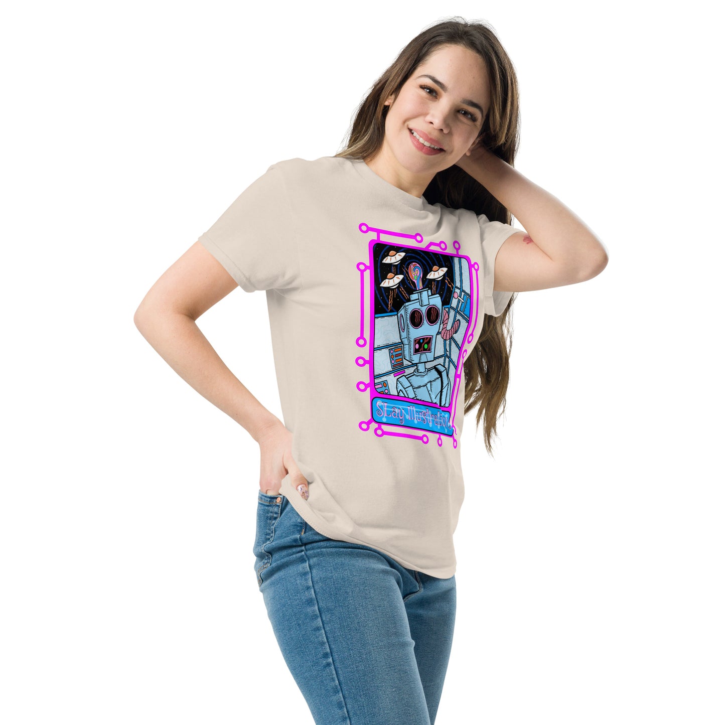 8-Bit Recharge - Unisex classic tee | 60s Psychedelic Streetwear | Canadian Made