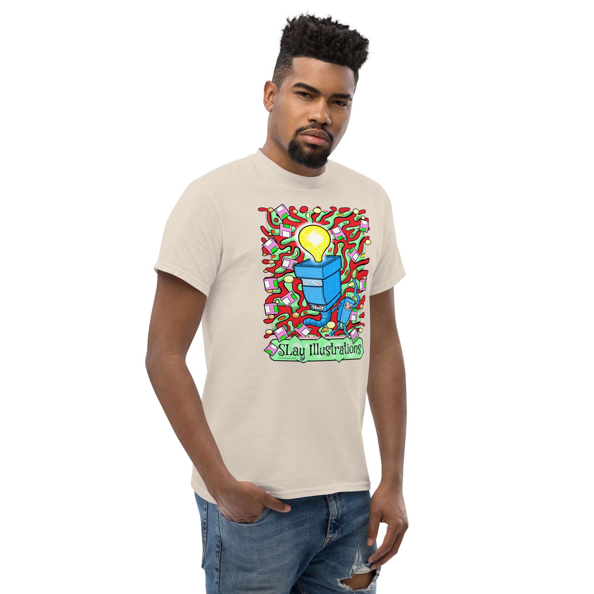 8-Bit - Trippin - Unisex classic tee | 60s Psychedelic Streetwear | Canadian Made