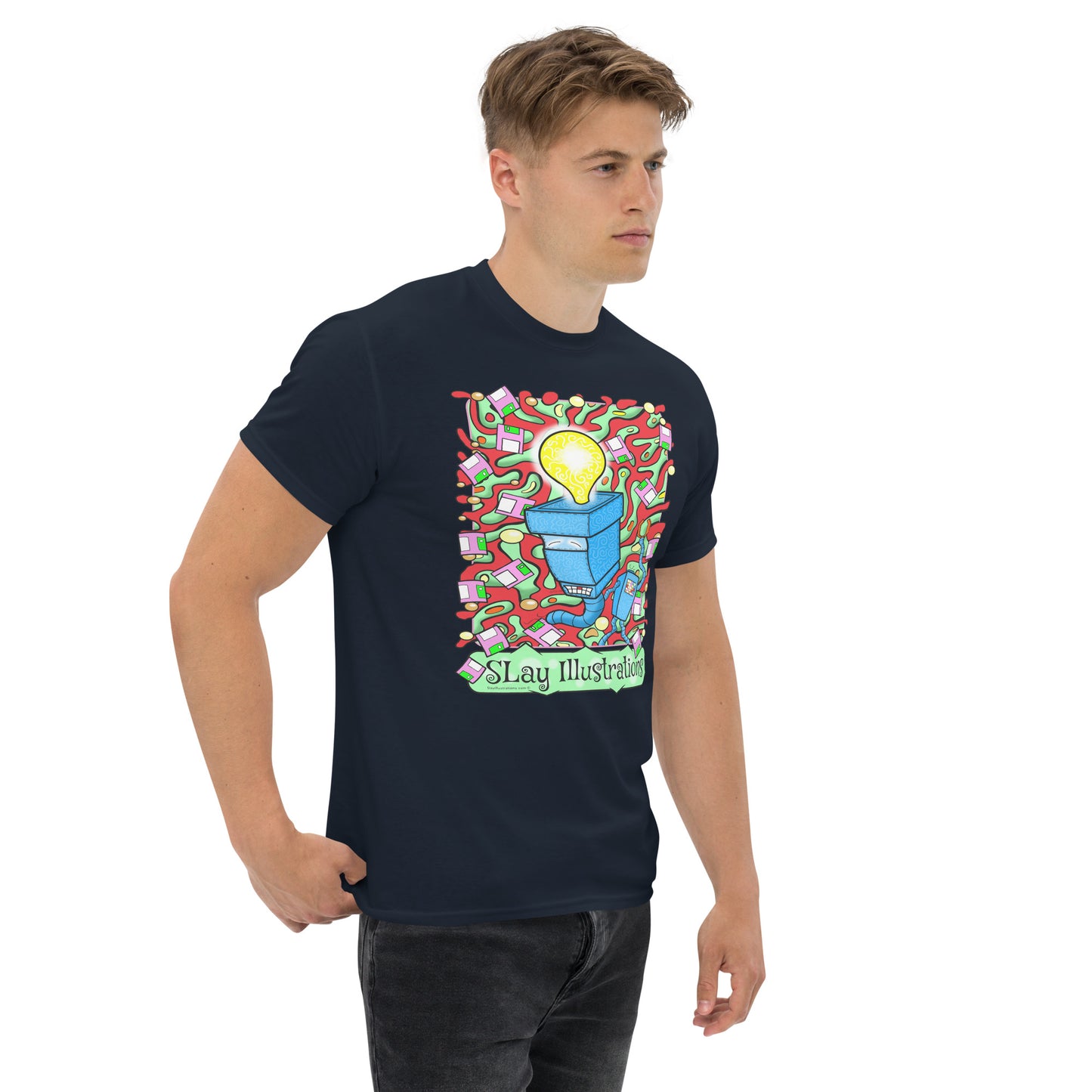 8-Bit - Trippin - Unisex classic tee | 60s Psychedelic Streetwear | Canadian Made
