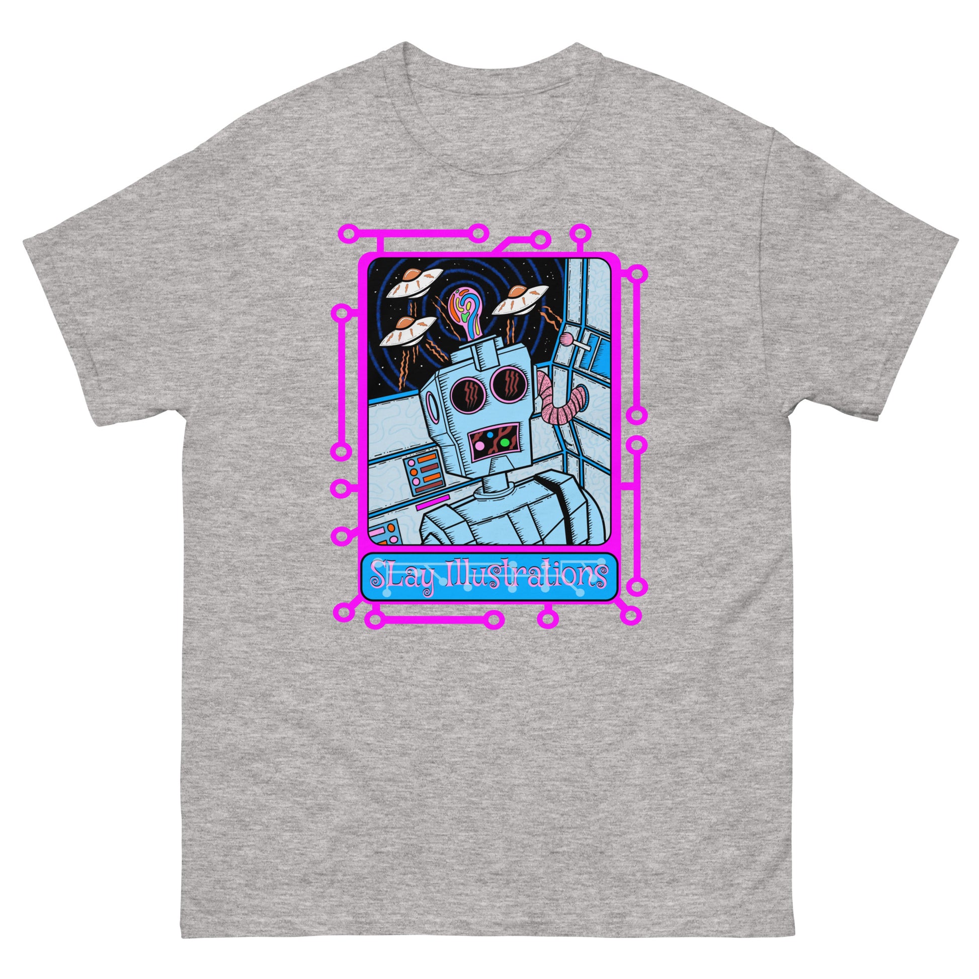 8-Bit Recharge - Unisex classic tee | 60s Psychedelic Streetwear | Canadian Made