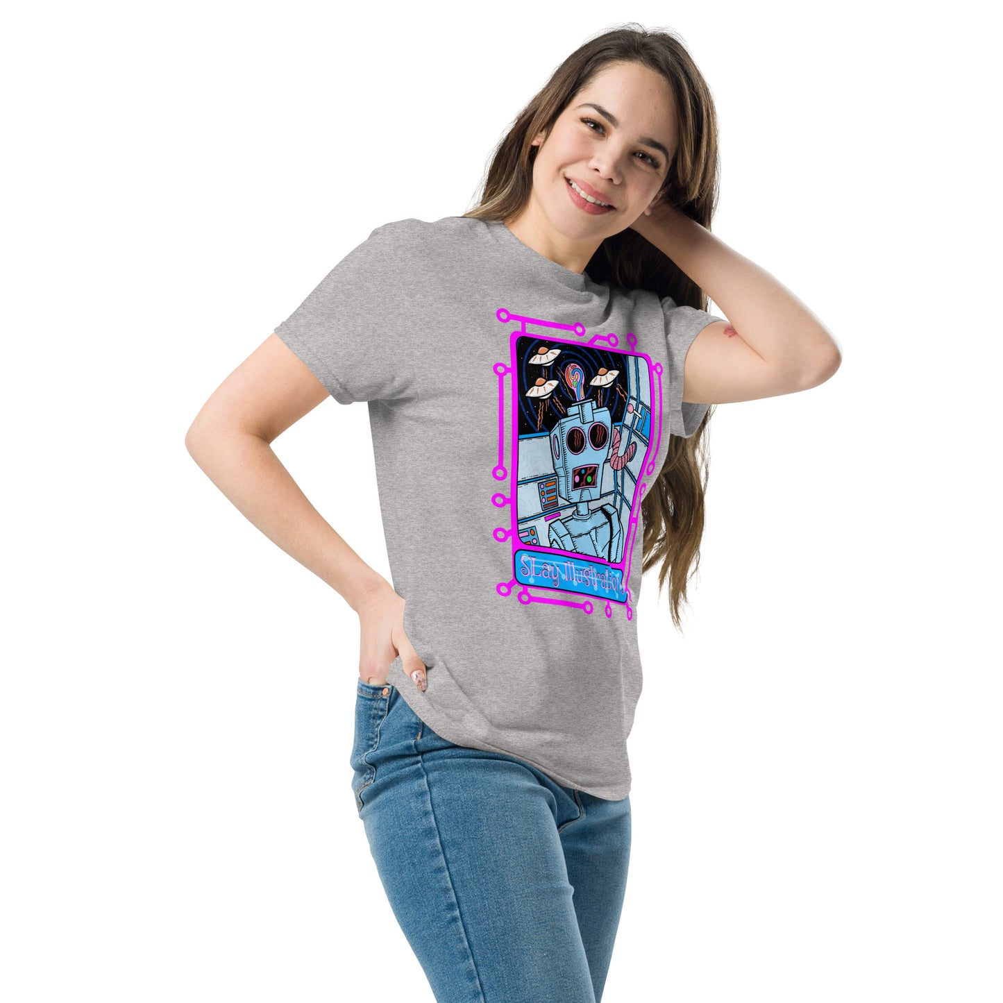 8-Bit Recharge - Unisex classic tee | 60s Psychedelic Streetwear | Canadian Made