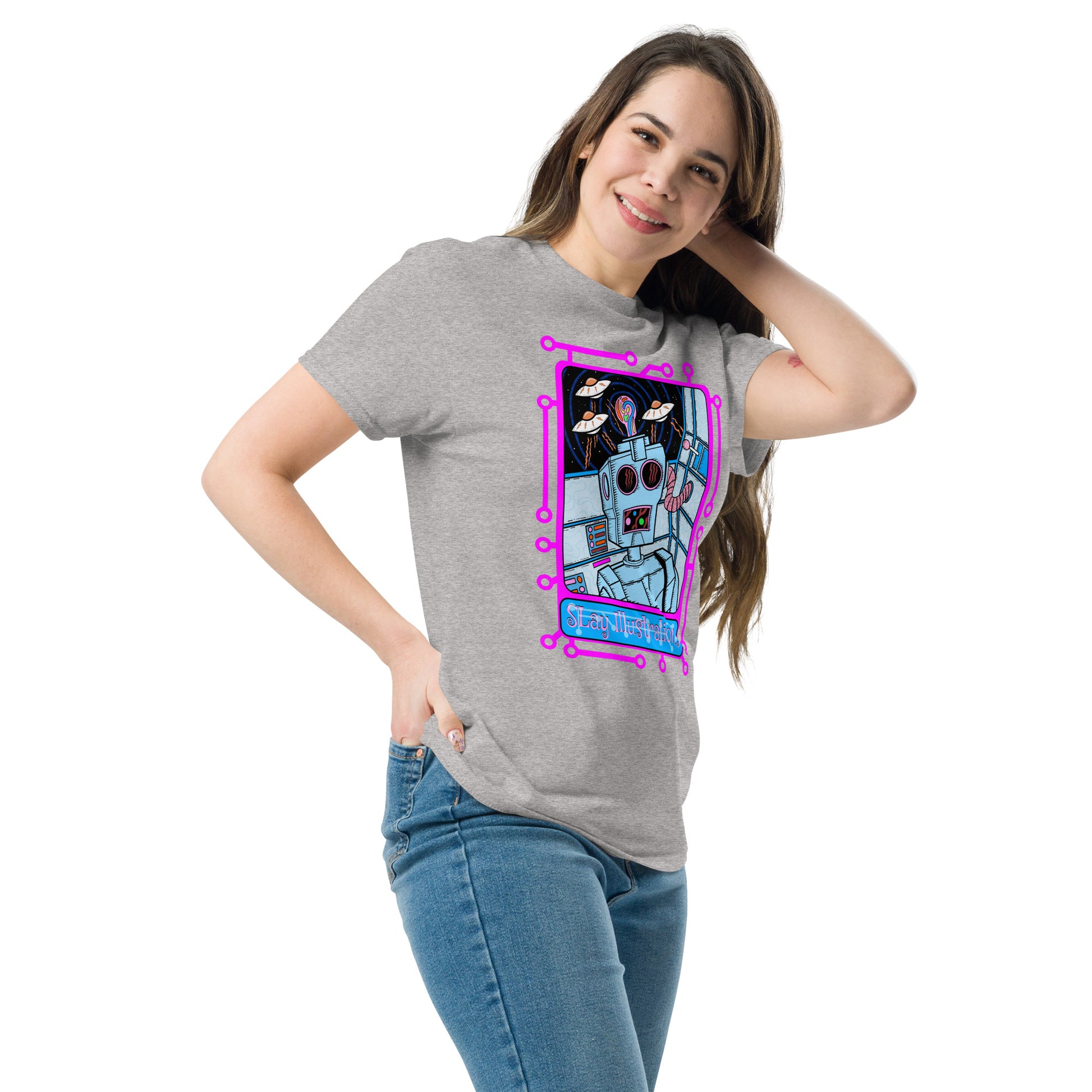 8-Bit Recharge - Unisex classic tee | 60s Psychedelic Streetwear | Canadian Made