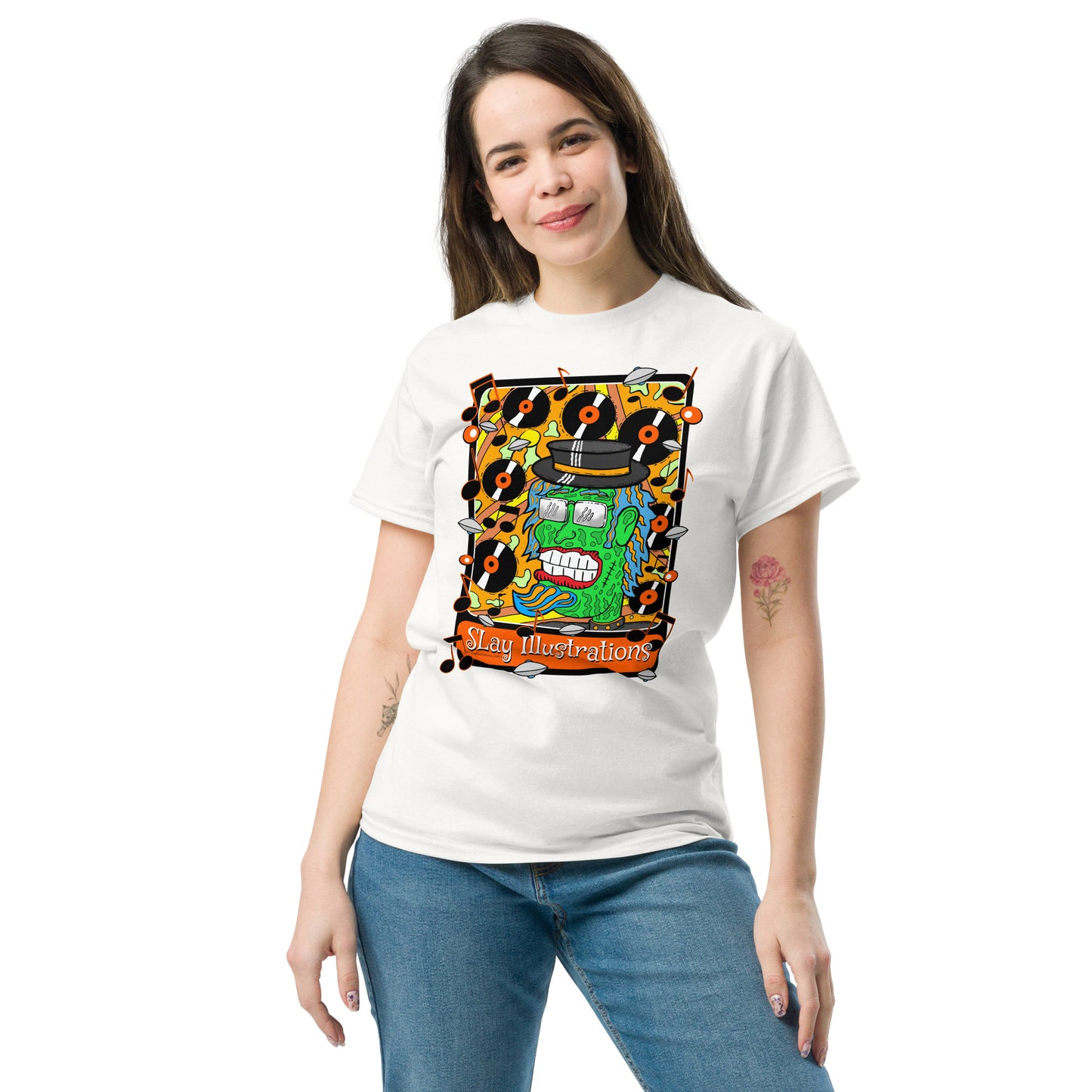 Vinyl Vinny - Groovy T-Short - Unisex classic tee | 60s Psychedelic Streetwear | Canadian Made