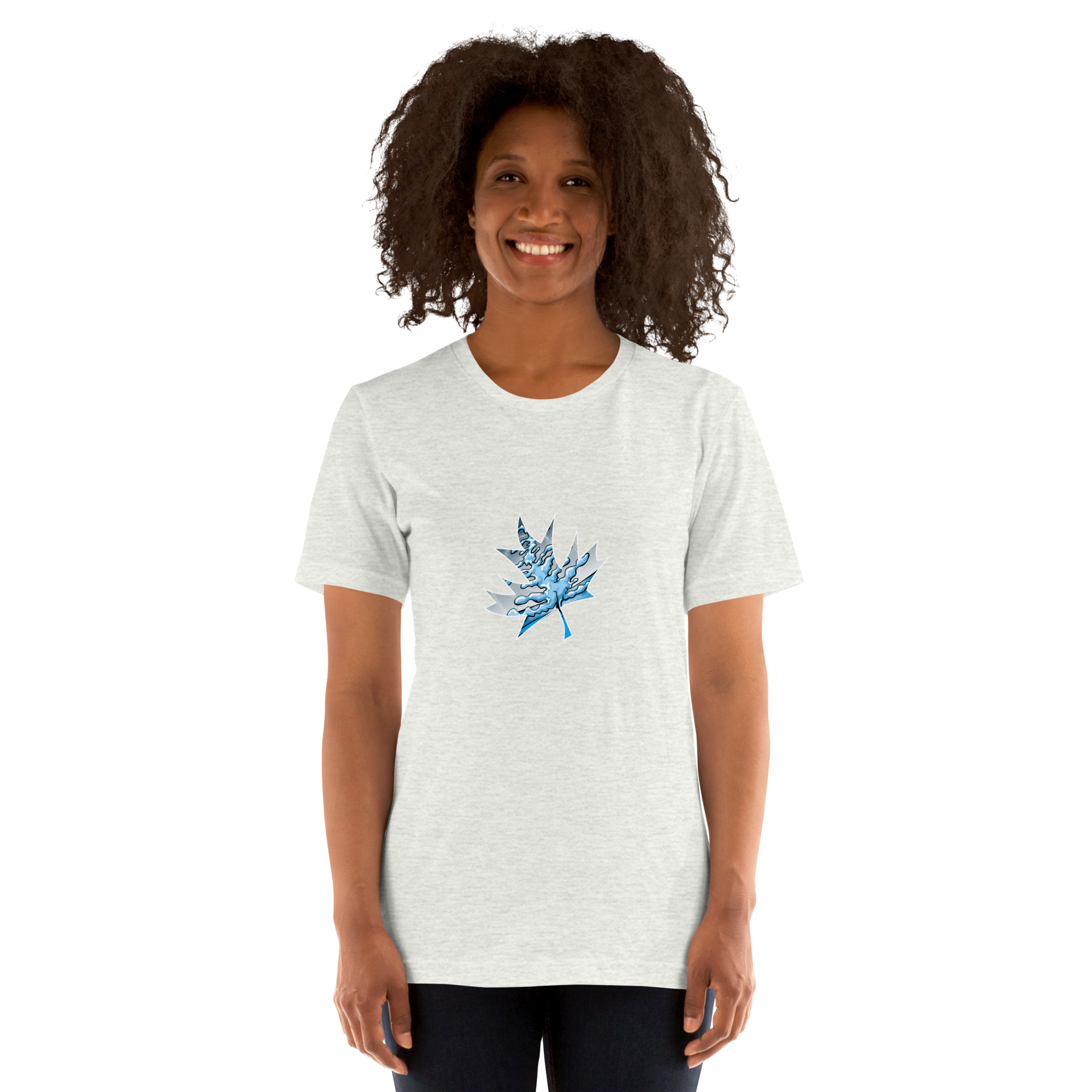 Sky Full of Stars Maple Flag  unisex-staple-t-shirt-white