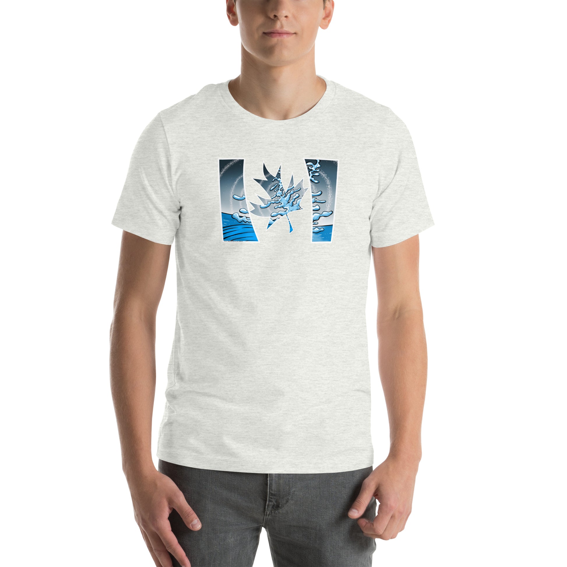 Trippy Nature-Inspired T-Shirt Psychedelic Streetwear
