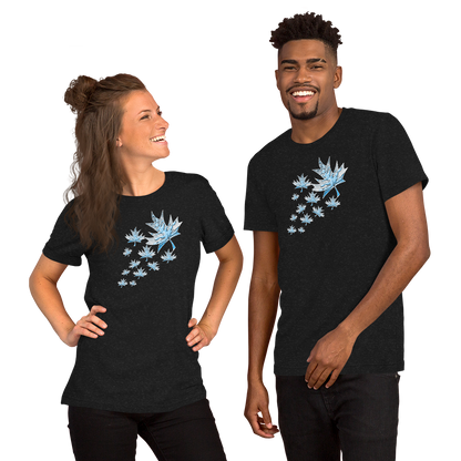 Trippy Maple Leaf Unisex T-Shirt Canadian Fashion