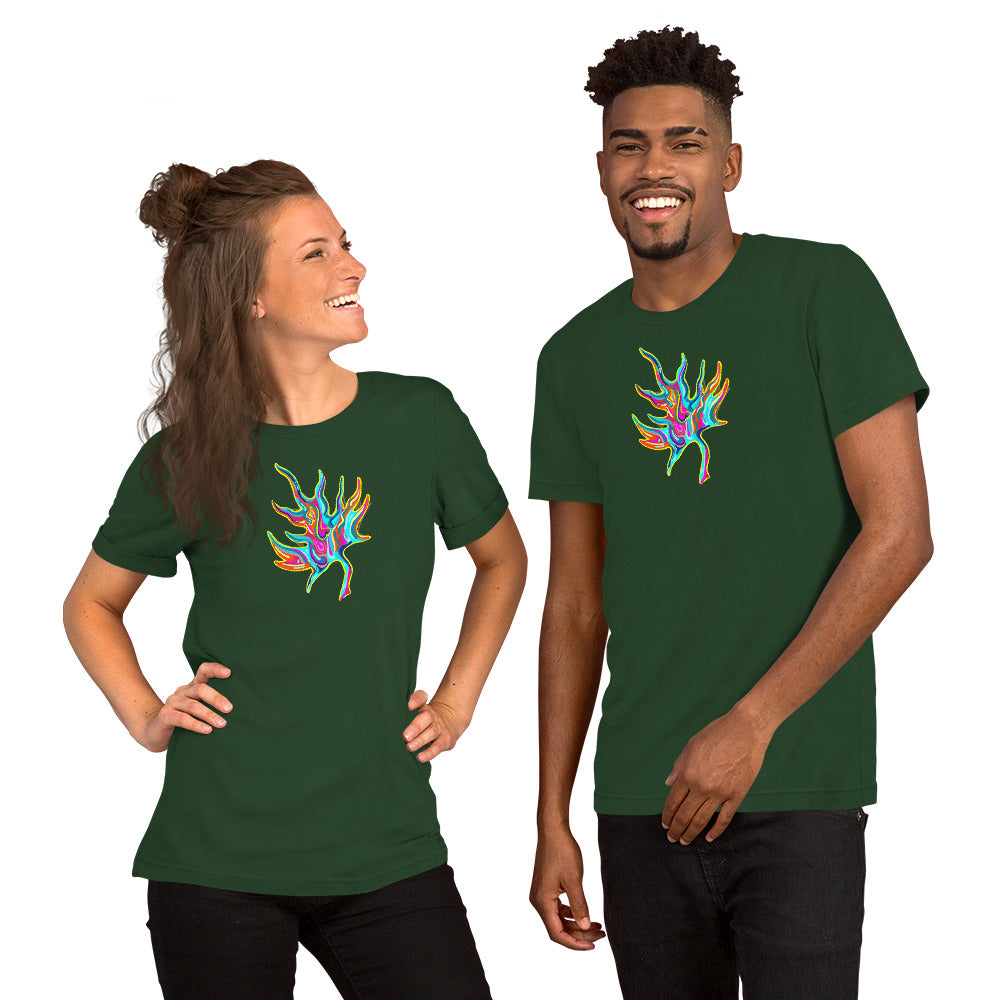 Psychedelic Maple - Unisex t-shirt | Trippy Maple Leaf Tees - Cottage Country | SLay Illustrations