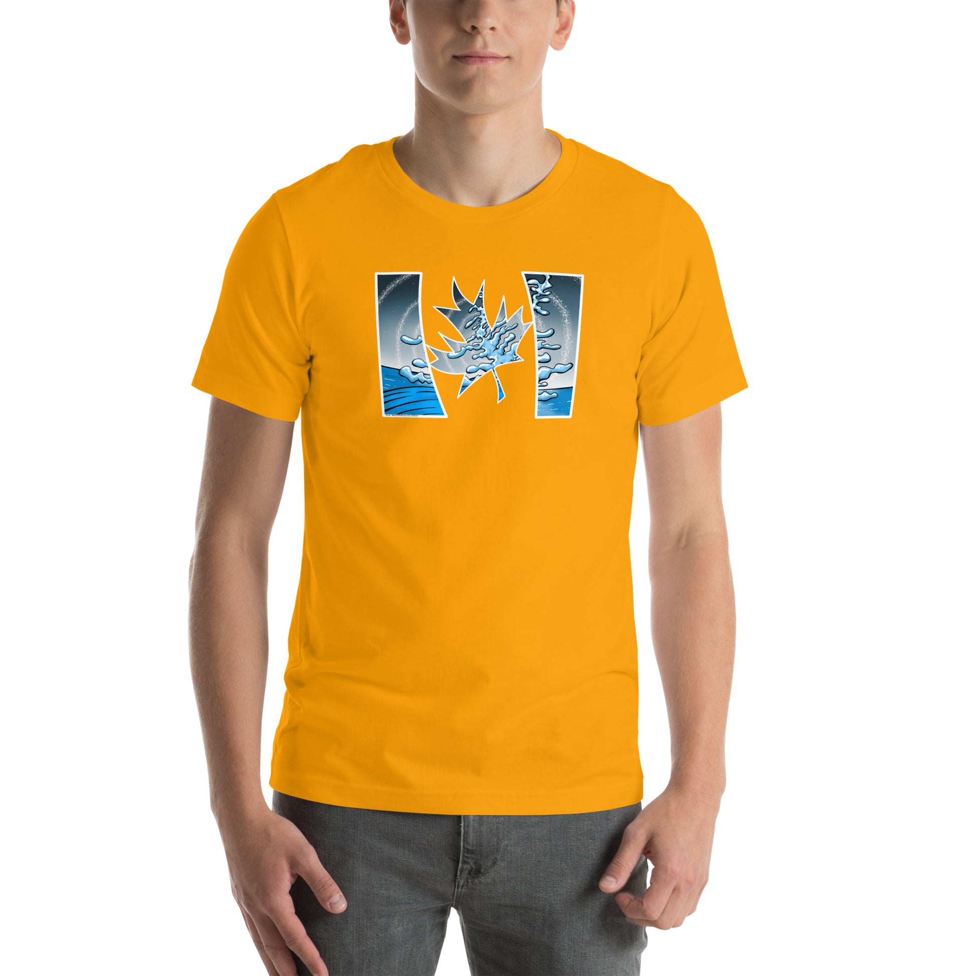 Trippy Nature-Inspired T-Shirt Psychedelic Streetwear