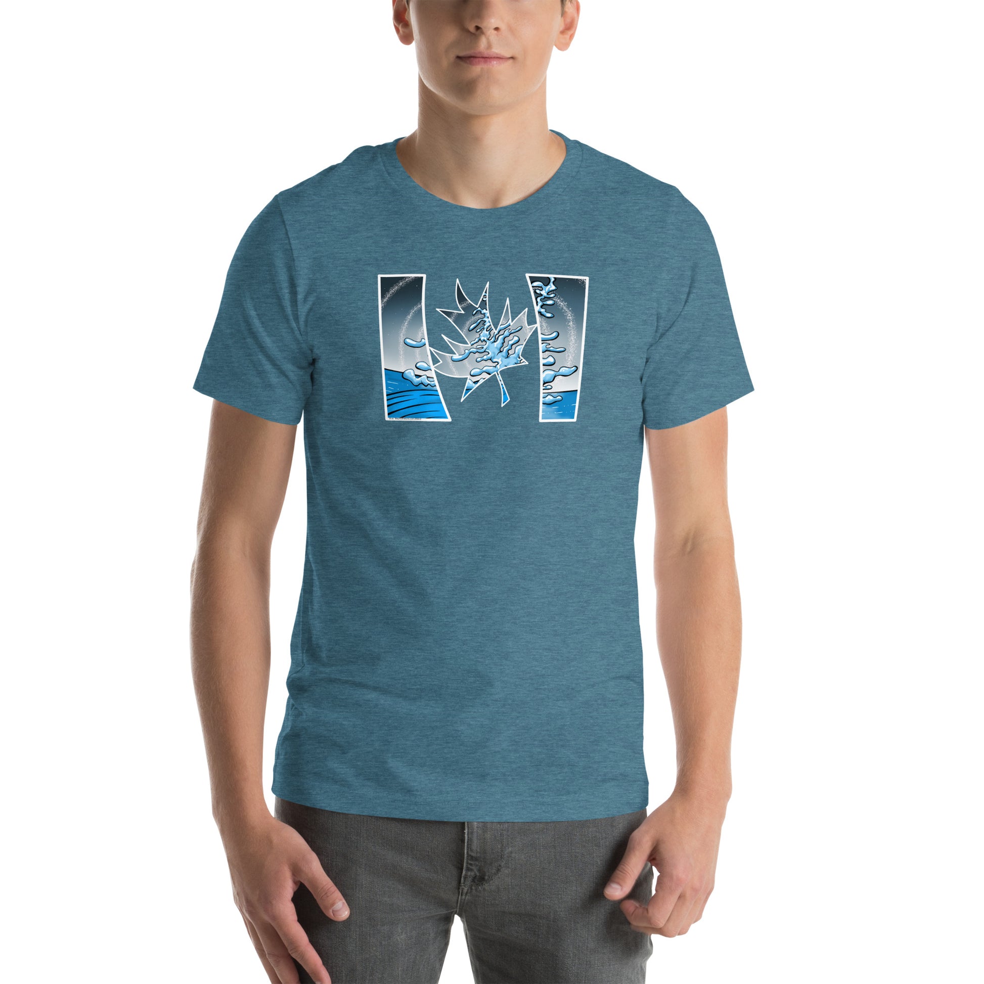 Trippy Nature-Inspired T-Shirt Psychedelic Streetwear