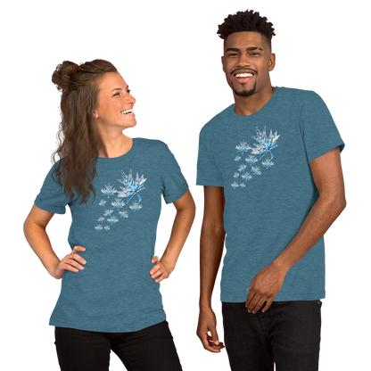 Trippy Maple Leaf Unisex T-Shirt Canadian Fashion
