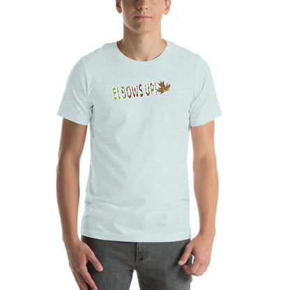 Elbows Up trippy Canadian unisex-staple-t-shirt-ice