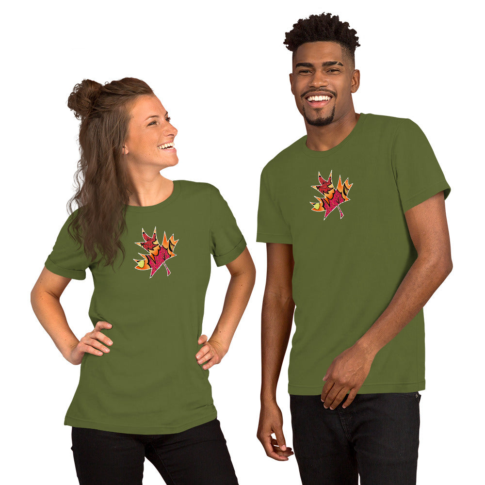 Haliburton maple leaf unisex t-shirt