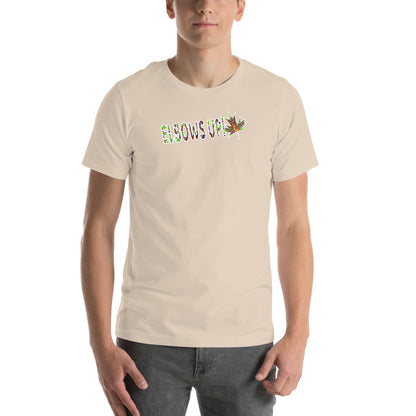 Elbows Up trippy Canadian unisex-staple-t-shirt-cream