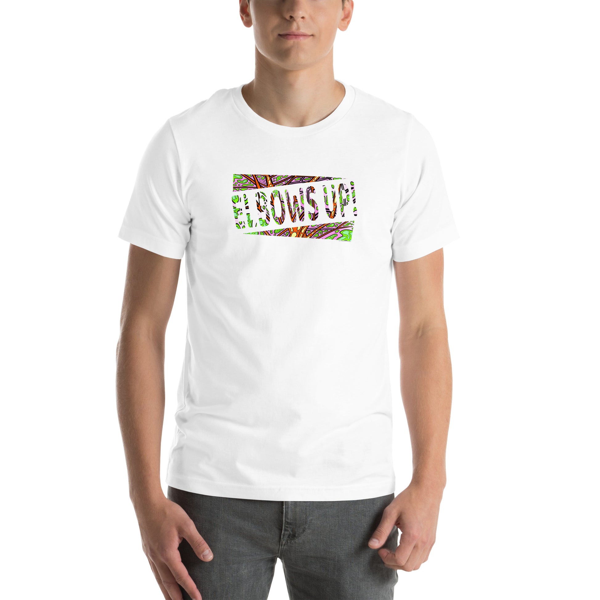 Trippy Maple Leaf T-Shirt Psychedelic Canadian Streetwear
