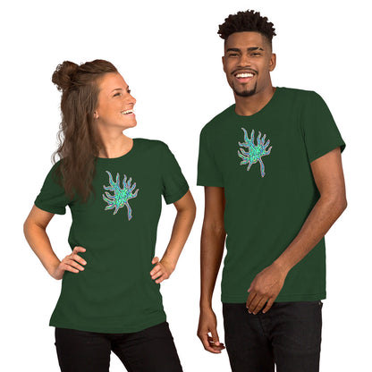 Trippy Maple Leaf T-Shirt Retro Canadian Fashion