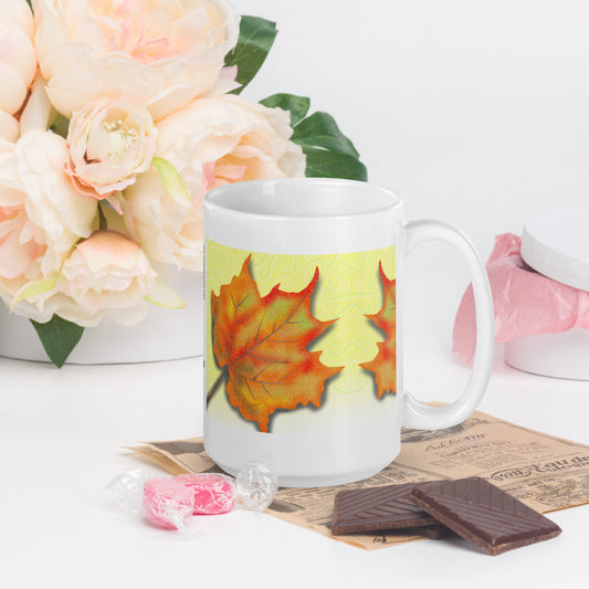 Dazzling White glossy mug